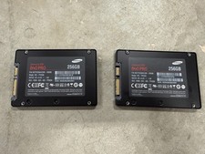 Lot of 2 Samsung 840 Pro 256GB 2.5" SATA III SSD MZ-7PD256 Solid State Drive
