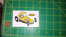 VINTAGE CHEVROLET SMALL Sticker Decal ORIGINAL old stock
