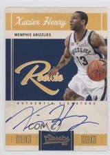 2010-11 Panini Classics Rookie Signatures 228/449 Xavier Henry #166 Auto 4e3