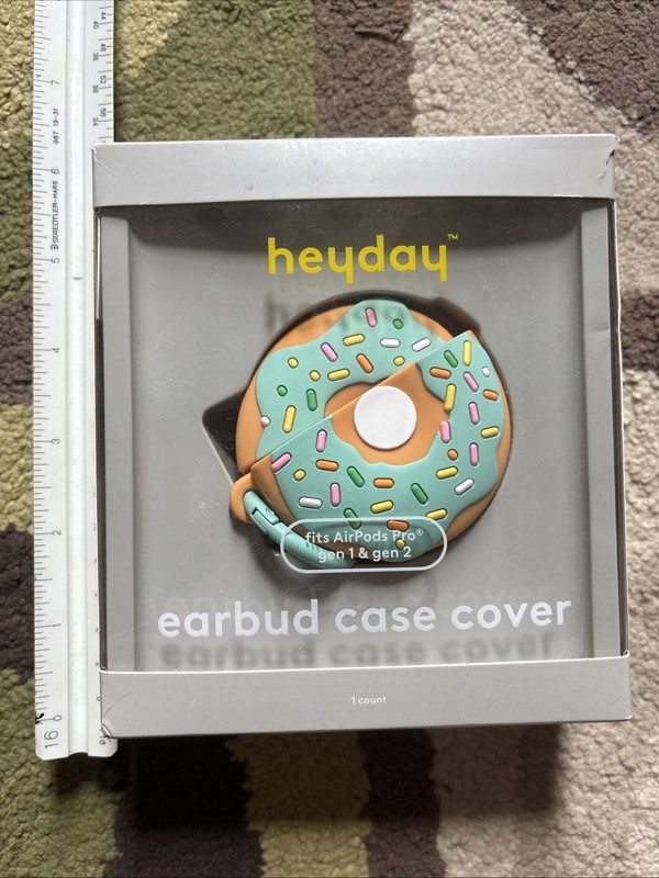 New Heyday Doughnut Earbud Case AirPods Gen 1 Or Gen 2 Holder Donut