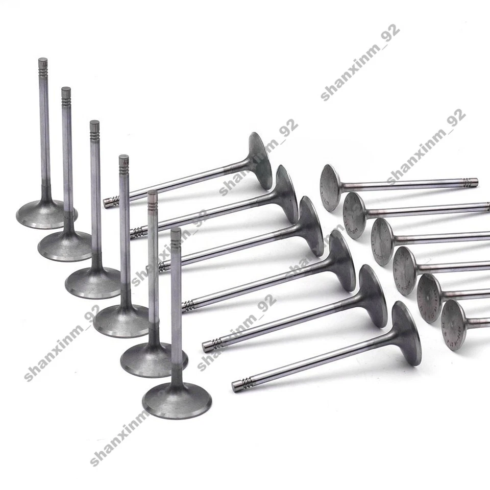 Válvulas de escape de admisión de motor para Mercedes-Benz CLK350 C350 E350 SLK350 3,5 L M272 Foto 3 de 4