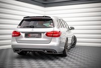 Maxton Design Heckspoiler Lippe Passend FüR Mercedes C Kombi S205 Schwarz Hochgl