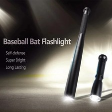 Baseball LED Flashlight Emergency 3 Lighting Modes Security Super Bright Torch.