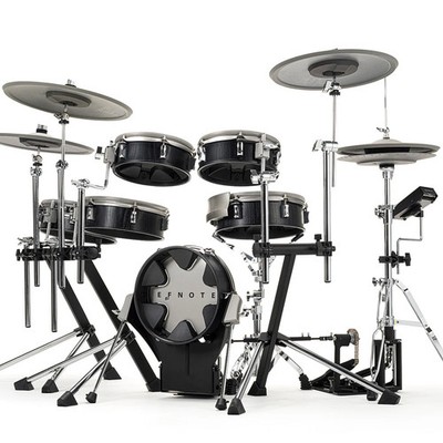 EFNOTE 3X Electronic Drum Set - Black Oak