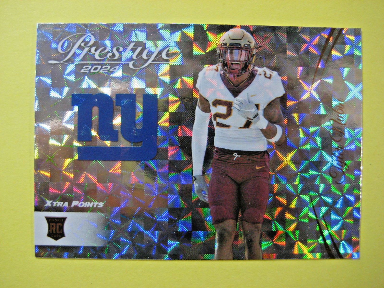 2024 Panini Prestige #398 Tyler Nubin Xtra Points Hyper Rookies (RC)