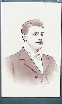CDV Karte Dapper Mann Foto (1024)