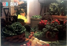 1997 Early Summer Produce 500 pc 13.78" X 19.78" Milton Bradley Puzzle