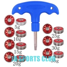 2pcs Red Golf Weight for Odyssey Stroke Lab, O-Works, Two-Ball Ten Putters