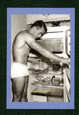 POSTCARD Print / Phil Knight opened fridge, 1958 / Bruce of L.A.
