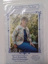 Quilted Fleece Jacket Just Jennifer Pattern Sewing Quilting Uses A Sweatshirt 