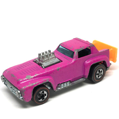 Hot Wheels Redline Short Order Shell Promotion 1970/1973 Pink Made in Hong Kong