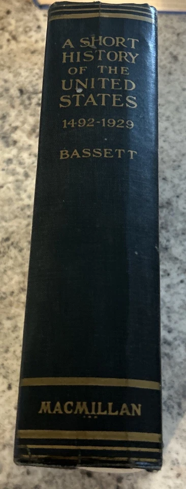 A Short History Of The United States 1492-1920, Bassett 1924 MacMillan Color Map - Image 3 of 4