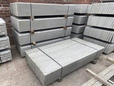 New ~ 6x1 Reinforced Concrete Fencing Gravel Boards / Base Panels ~ Smooth