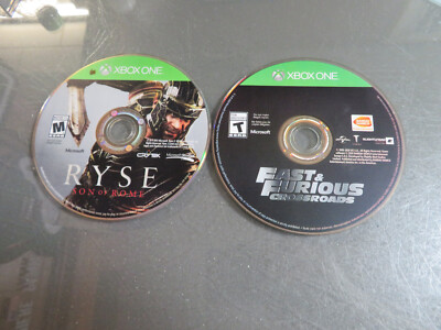 Fast & Furious Crossroads/Ryse: Son of Rome (Microsoft Xbox One) BOTH DISC ONLY