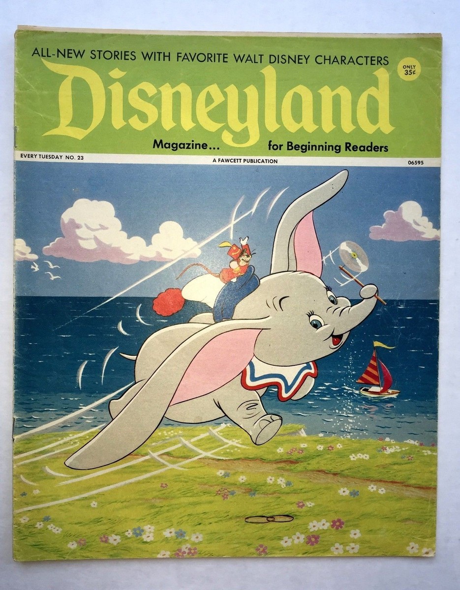 1972 Disneyland Comics Magazine No 23 Dumbo and Timothy Mouse | eBay