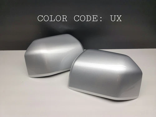 For 15-20 F150 Mirror Cover Skull Cap Replacement Painted UX Silver Metallic