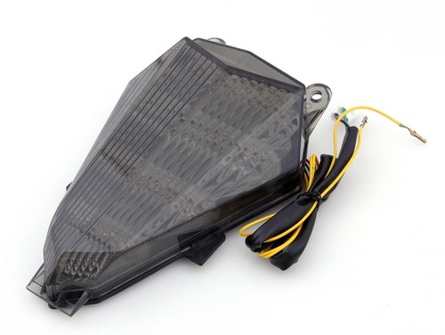 🚀Integrated LED TailLight Turn Signals for Yamaha YZF 600 R6 2006-2016 Smoke - Picture 3 of 4