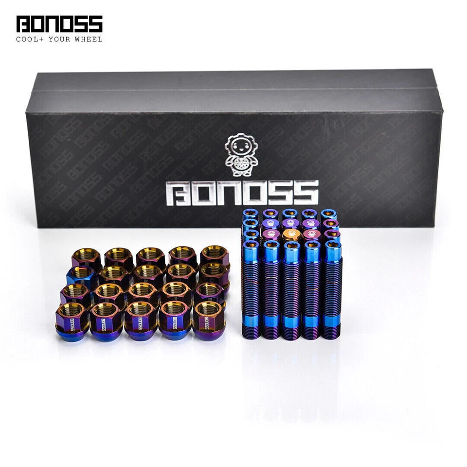 Conversión de perno de titanio azul grado 10x para Mercedes Benz GTC GTS AMG GT Foto 2 de 4