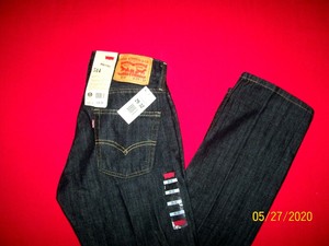 NWT DARK LEVI'S 514 SLIM FIT STRAIGHT Jeans 32 x 29 | eBay