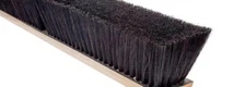 Magnolia Brush #2618 18" Black Plastic Center/Black Plastic & Horsehair Border