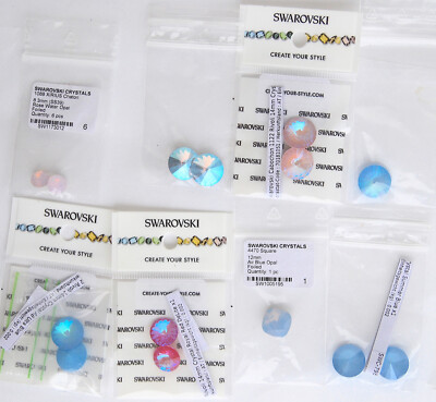 konvolut swarovski kristalle rivoli + rosettenschliff