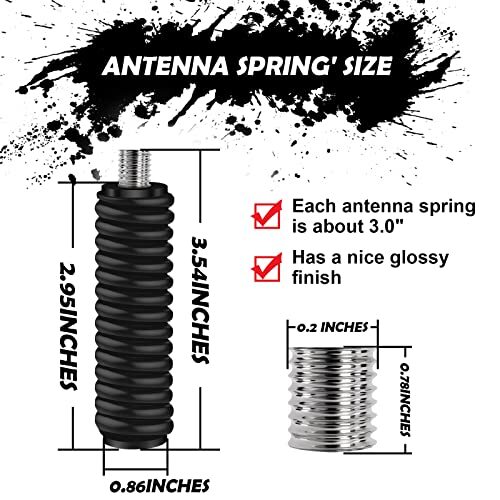 Ss3h Cb Antenna Spring Stainless Steel Heavy Duty Cb Radio Antenna