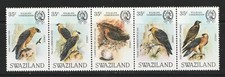1983 Swaziland Sc# 427 - Bearded Vulture, Birds . MNH strip Cv$22.00