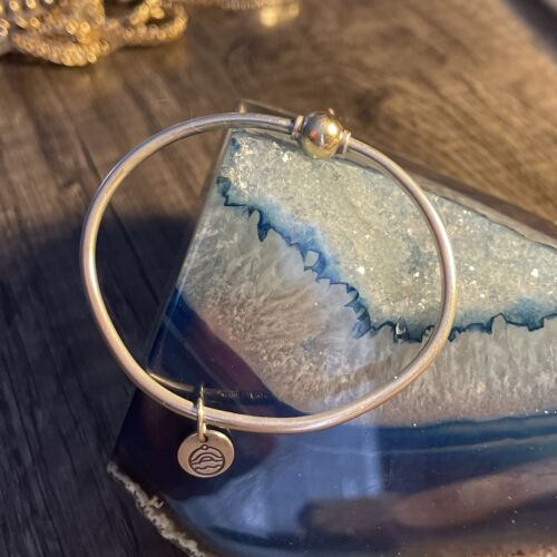 Bracciale originale Lestage Cape code. Argento 925 riempito in oro 14 carati misura 6,5 - Foto 3 di 8