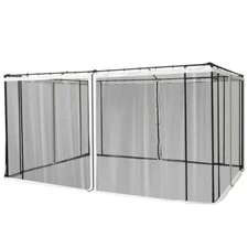 Replacement Mesh Mosquito Netting Screen Walls for 10 ft. x 13 ft. Patio Gazebo