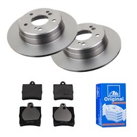 ATE Bremsscheiben Ø278MM + BremsbelÄGe Hinten FÜR MERCEDES-BENZ E-KLASSE