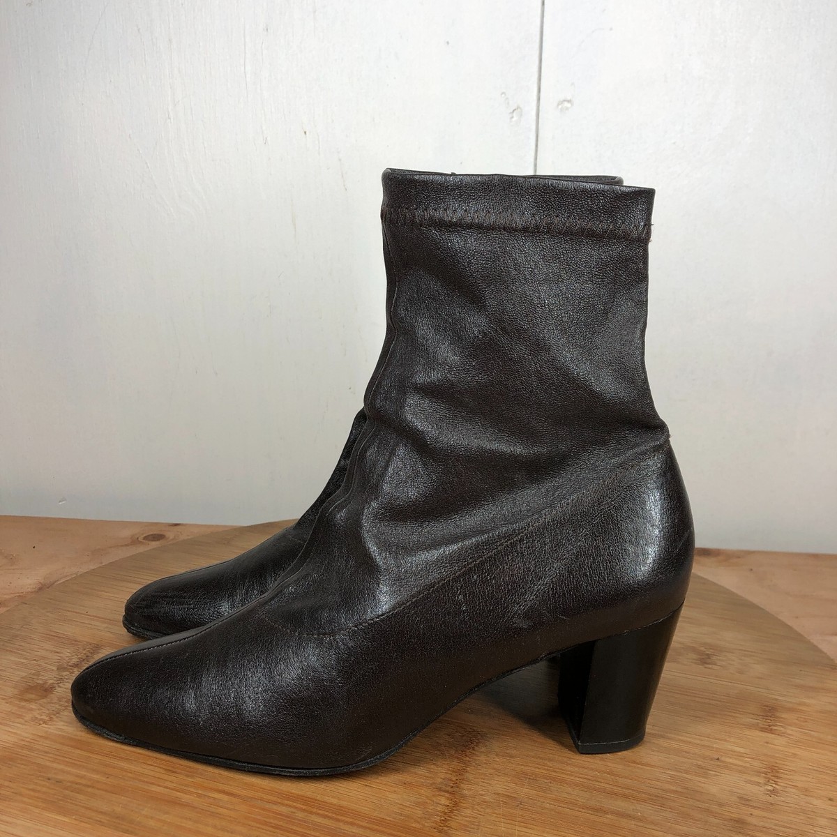 Robert Clergerie Boots Womens 8.5 B Brown Leather Classic Robert Clergerie Boots Womens 8.5 B Brown Leather Classic