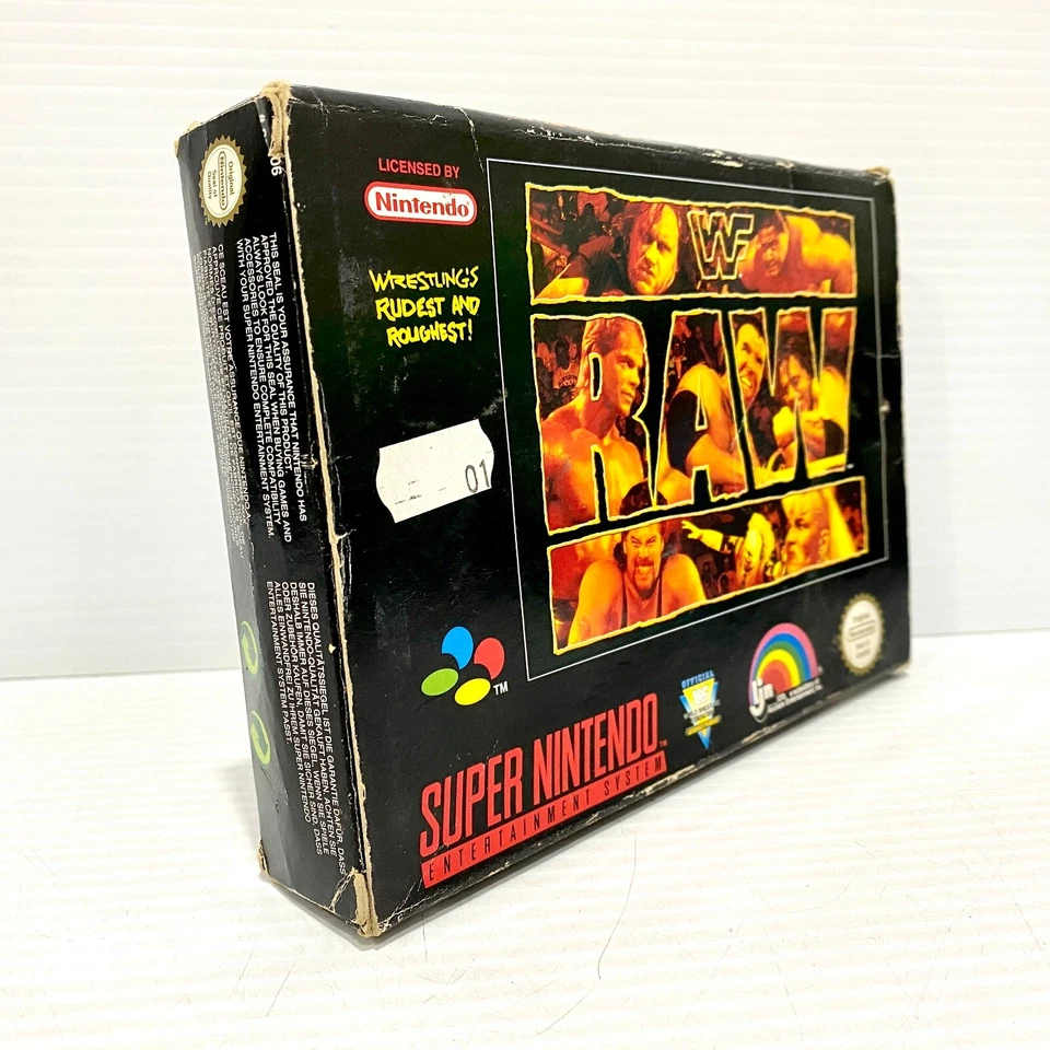 WWF Raw + Box, Manual - Nintendo SNES - Tested & Working - Free Postage - Image 2 of 4