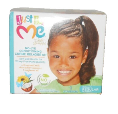 Just For Me Relaxer Kit For Children No-Lye Conditioning Creme