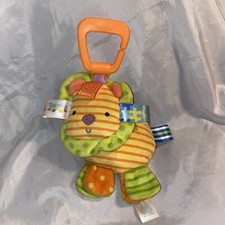 Kids II Taggies Lion Plush Baby Stuffed Animal Toy Lovey Stroller Car Seat Toy