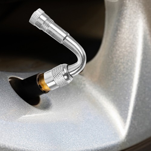 Vástago de válvula de neumático de aire de latón de 45/90 grados 4 piezas con adaptador de extensión para automóvil camión - Imagen 10 de 11