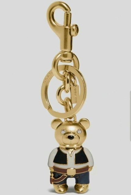 coach bear bolsa charm