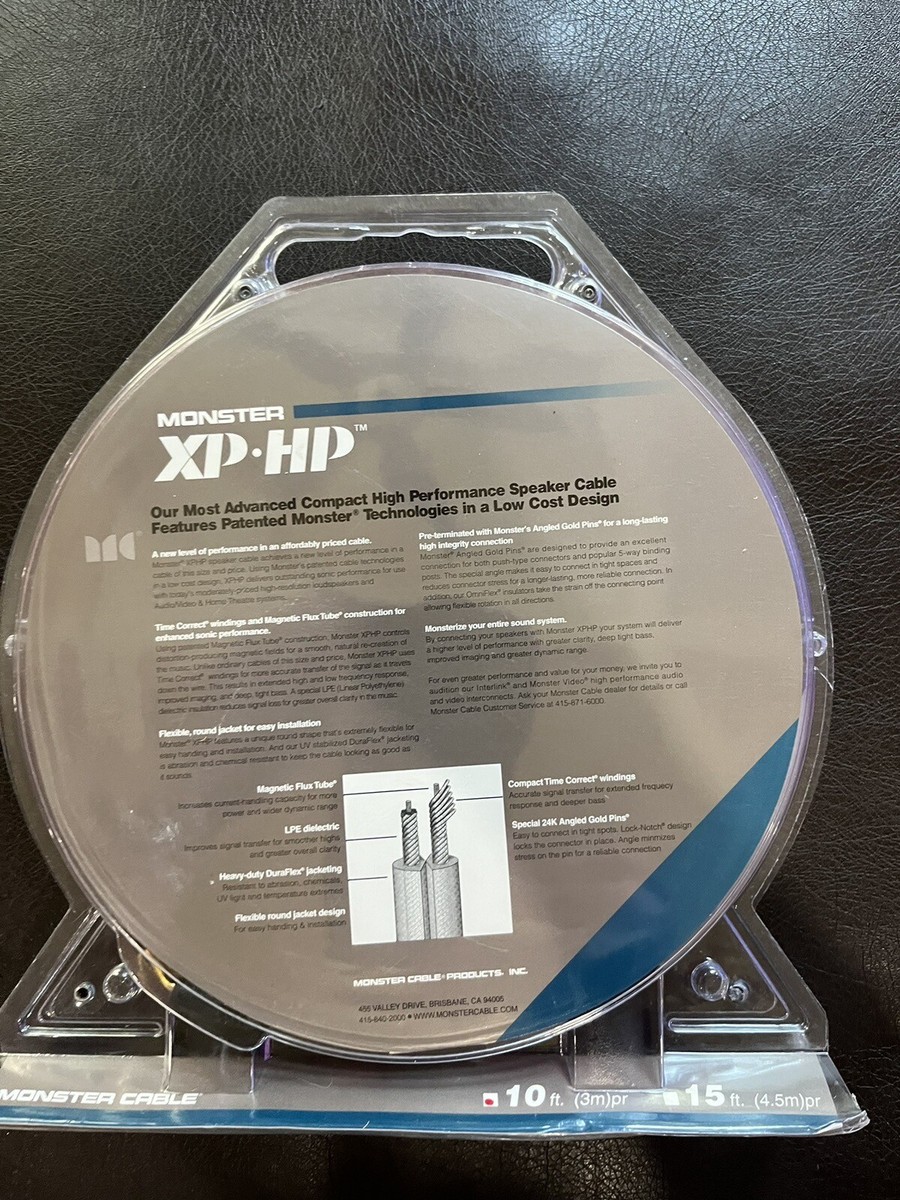 Monster XP-HP 10/10 10 Feet RS Compact Time Correct HP Speaker