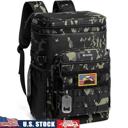 Insulated Leakproof Tactical Backpack Cooler Hiking Camping Picnic Fishing New