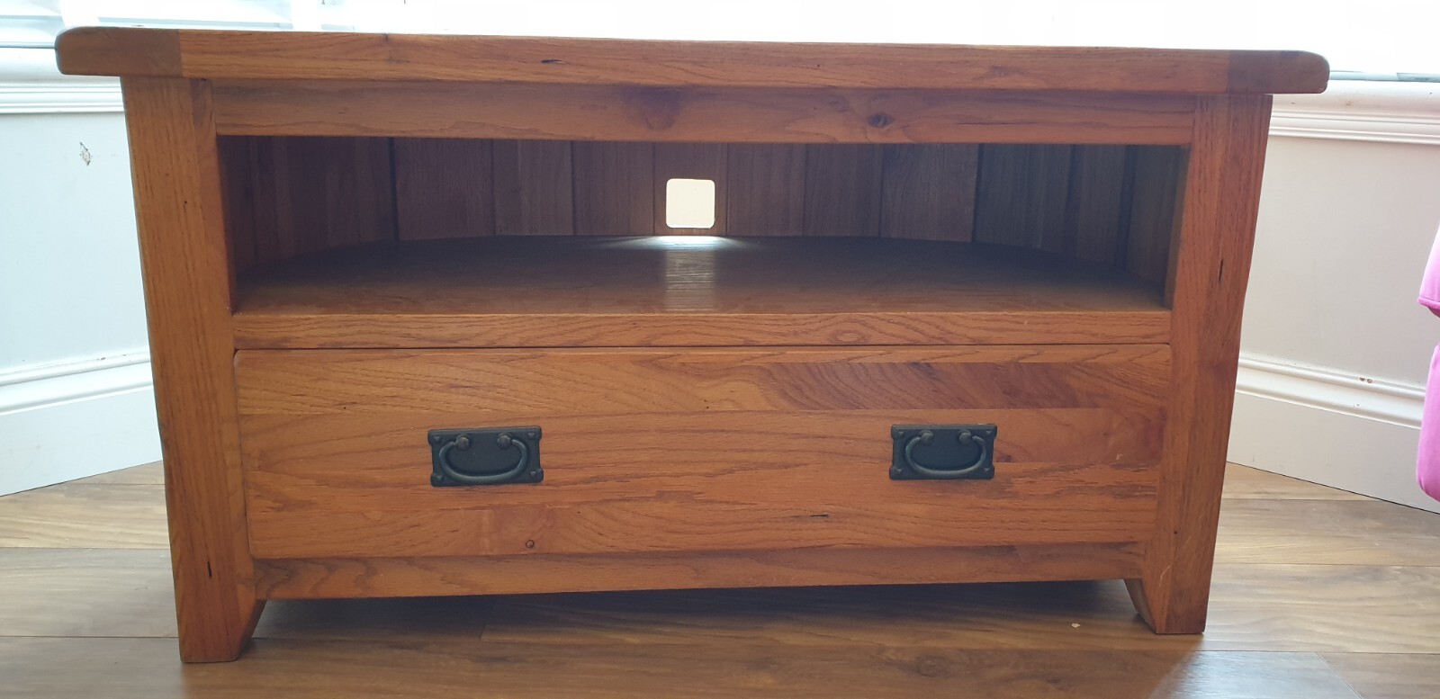 Oak Corner TV Unit eBay