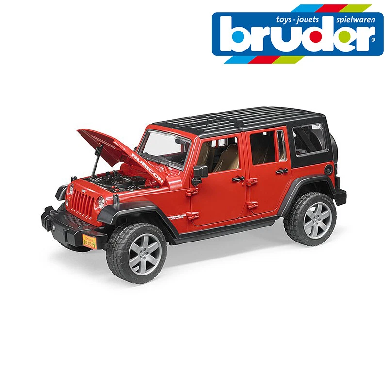 Bruder Toys 02525 Jeep Wrangler Unlimited Rubicon Opening Bonnet Doors Tailgate - Image 2 of 3