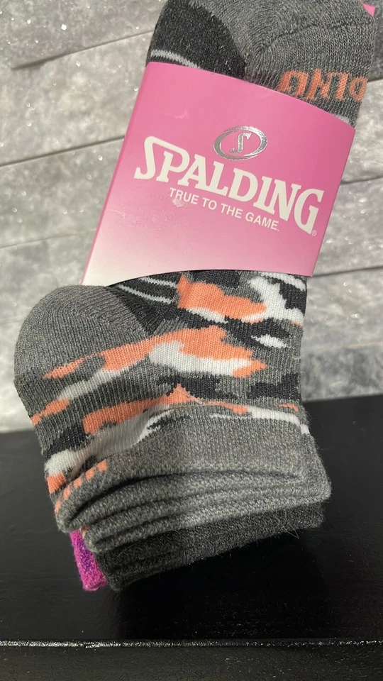 Spalding Girls / Boys Multicolored 6 Pairs Size 6-8.5 - Image 2 of 4