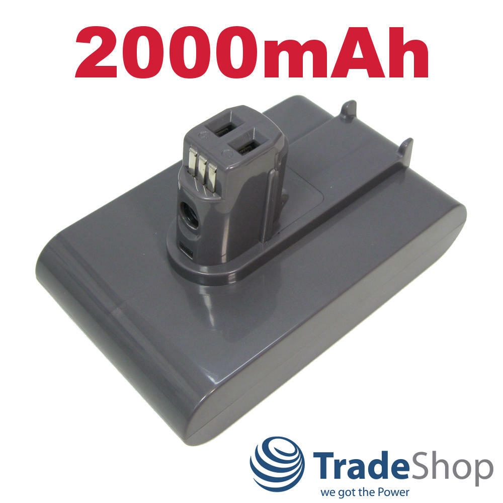 Li-Ion Akku 22,2V 2000mAh ersetzt Dyson 17083 17083-09 17083-3110 