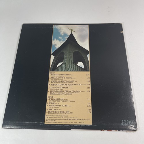 Elvis He Walks Beside Me LP Songs of Faith & Inspiration12" 33 RPM Vinyl Record - Picture 4 of 10