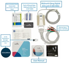Midmark IQecg ECG Digital Interpretative EKG 4-000-0062 EMR/EHR Software