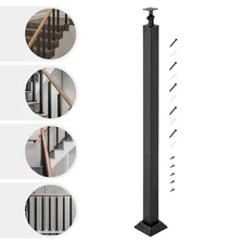 Metal Square Railing Spindles rust-proof Balusters Post Outdoor Stair Remodeling