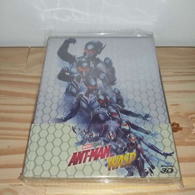 Ant-Man and the Wasp 3D STEELBOOK [Blu-Ray 3D + 2D] - Sehr guter Zustand NICHT ENTHALTEN - NEU