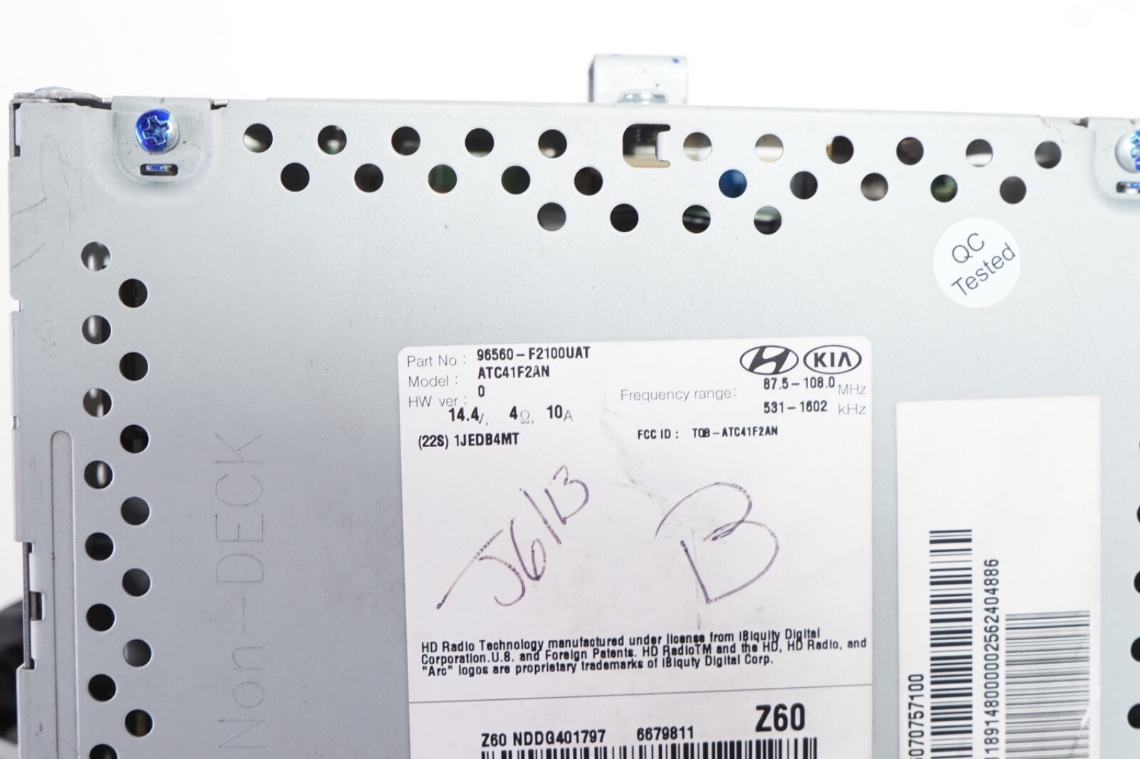 HYUNDAI ELANTRA Radio Navigation Unit AM-FM Tuner GPS OEM 2016 - 2018