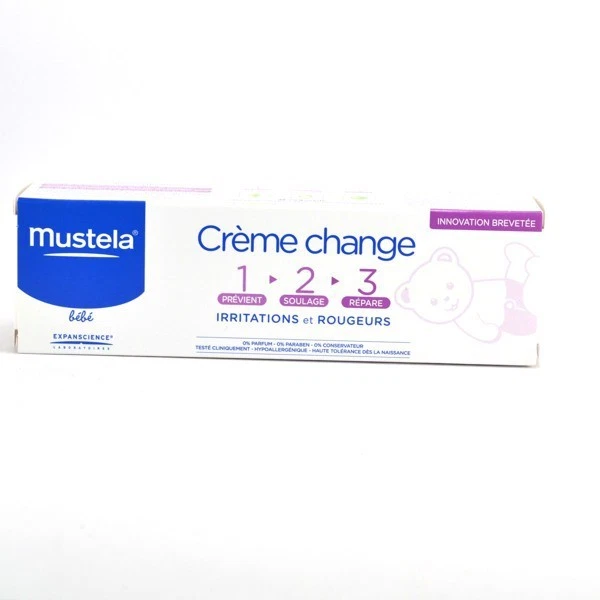 Mustela Vitamin Barrier Change Cream 1 2 3 - 100 ml