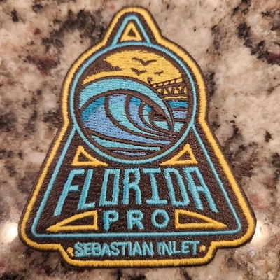 Florida Pro Surf Competition At Sebastian Inlet Patch (Iron On/Sew)