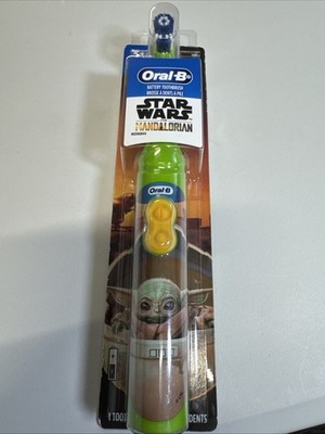 Oral-B Kid's Star Wars Mandalorian Battery Electric Toothbrush, Soft - NEW